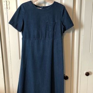 Talbots lightweight denim short sleeve dress